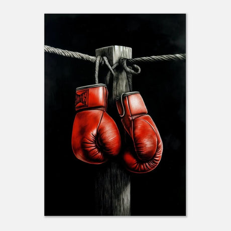 Da Vinci Eclectic Expressions Wall art Print | Boxing Gloves - Aluminum Print - 70x100 cm / 28x40″ - 
