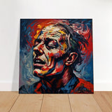 Da Vinci Figurative Modern Art - Brushed Aluminum Print - 60x60 cm / 24x24″ - 