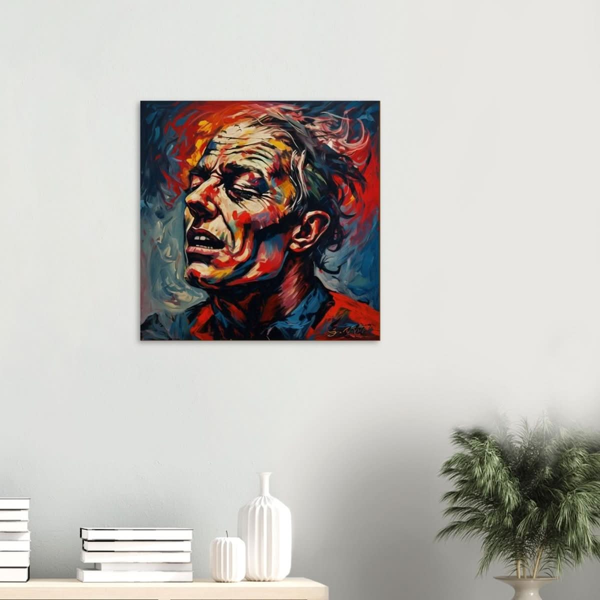 Da Vinci Figurative Modern Art - Wood Prints - 60x60 cm / 24x24″ - 10 mm