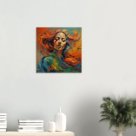 Da Vinci Figurative Modern Art - Wood Prints - 50x50 cm / 20x20″ - 10 mm