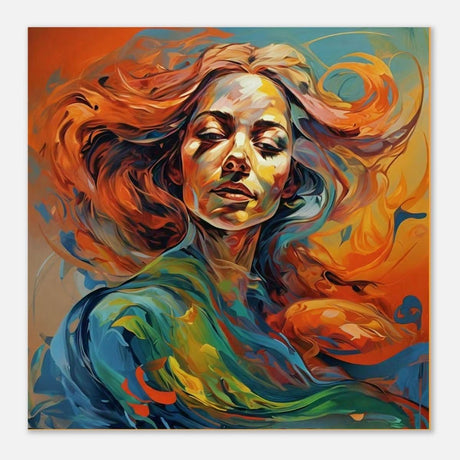 Da Vinci Figurative Modern Art - Aluminum Print - 50x50 cm / 20x20″ - 