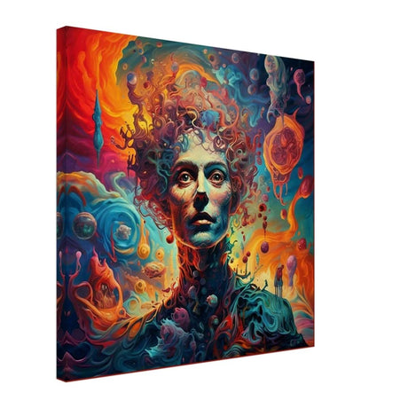 Da Vinci Figurative Modern Wall Art - Canvas - 50x50 cm / 20x20″ - Slim