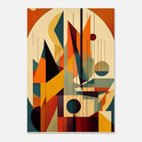 Da Vinci Geometric Cubism Modern Wall Art - Aluminum Print - 70x100 cm / 28x40″ - 