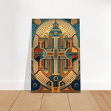 Da Vinci Geometric Modern Art - Brushed Aluminum Print - 60x90 cm / 24x36″ - 