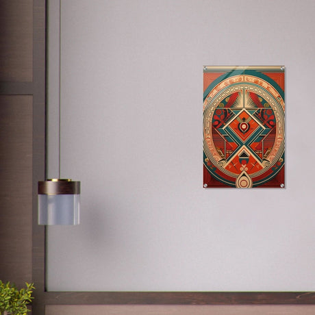 Da Vinci Geometric Modern Art - Acrylic Print - 50x75 cm / 20x30″ - 