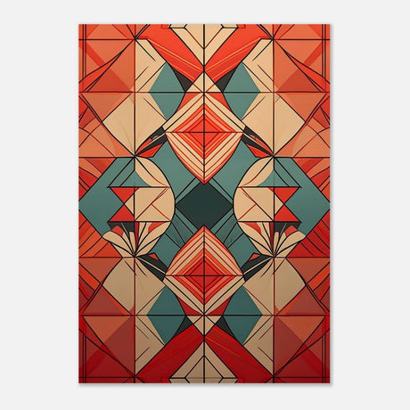 Da Vinci Geometric Modern Art - Aluminum Print - 70x100 cm / 28x40″ - 
