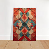Da Vinci Geometric Modern Art - Brushed Aluminum Print - 70x100 cm / 28x40″ - 