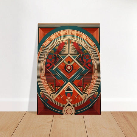 Da Vinci Geometric Modern Art - Brushed Aluminum Print - 70x100 cm / 28x40″ - 
