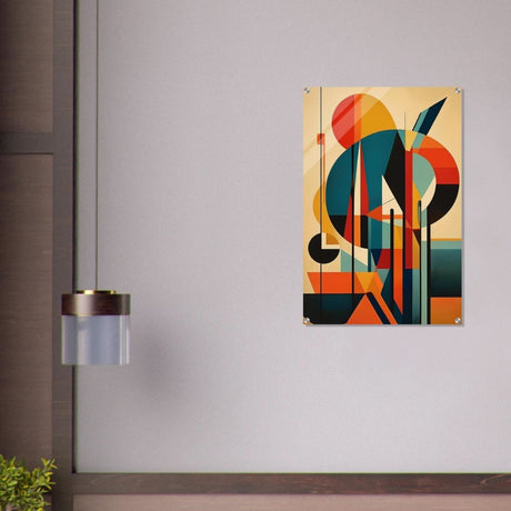 Da Vinci Geometric Modern Art - Acrylic Print - 60x90 cm / 24x36″ - 