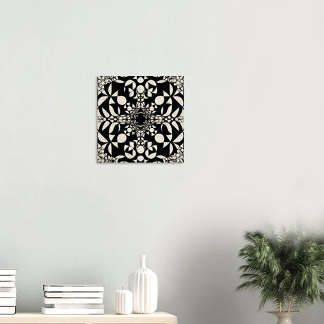 Da Vinci Geometric Modern Art - Wood Prints - 40x40 cm / 16x16″ - 10 mm