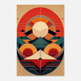 Da Vinci Geometric Modern Art - Aluminum Print - 50x75 cm / 20x30″ - 