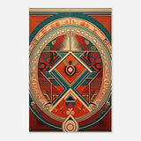 Da Vinci Geometric Modern Art - Aluminum Print - 40x60 cm / 16x24″ - 