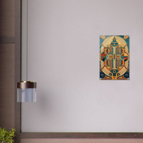 Da Vinci Geometric Modern Art - Acrylic Print - 40x60 cm / 16x24″ - 