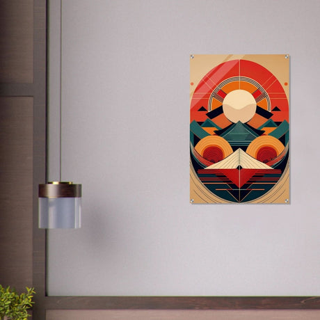 Da Vinci Geometric Modern Art - Acrylic Print - 60x90 cm / 24x36″ - 