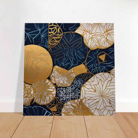 Da Vinci Geometric Modern Art - Brushed Aluminum Print - 60x60 cm / 24x24″ - 