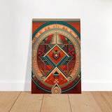 Da Vinci Geometric Modern Art - Brushed Aluminum Print - 30x45 cm / 12x18″ - 