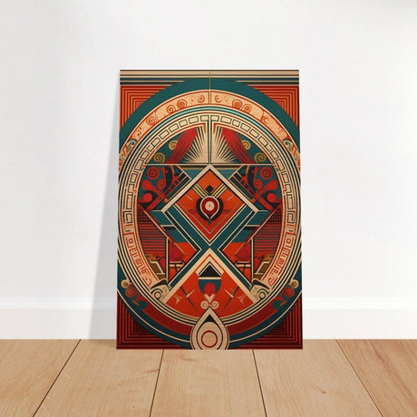 Da Vinci Geometric Modern Art - Brushed Aluminum Print - 30x45 cm / 12x18″ - 