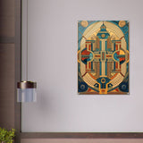 Da Vinci Geometric Modern Art - Acrylic Print - 70x100 cm / 28x40″ - 