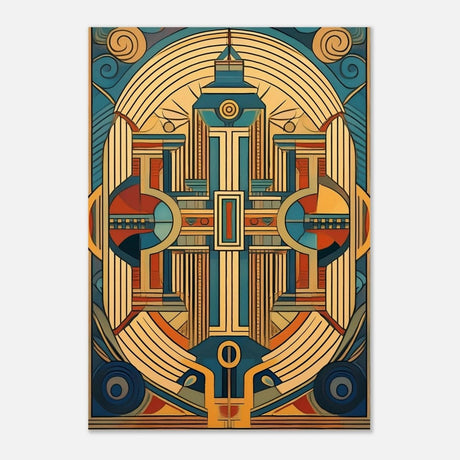 Da Vinci Geometric Modern Art - Aluminum Print - 70x100 cm / 28x40″ - 
