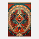 Da Vinci Geometric Modern Art - Aluminum Print - 30x45 cm / 12x18″ - 