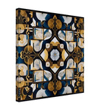 Da Vinci Geometric Modern Art - Canvas - 50x50 cm / 20x20″ - Thick
