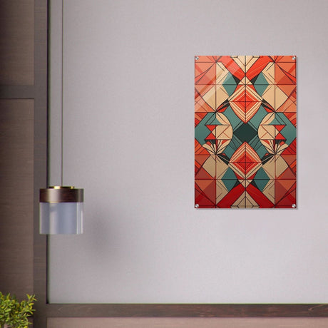 Da Vinci Geometric Modern Art - Acrylic Print - 60x90 cm / 24x36″ - 