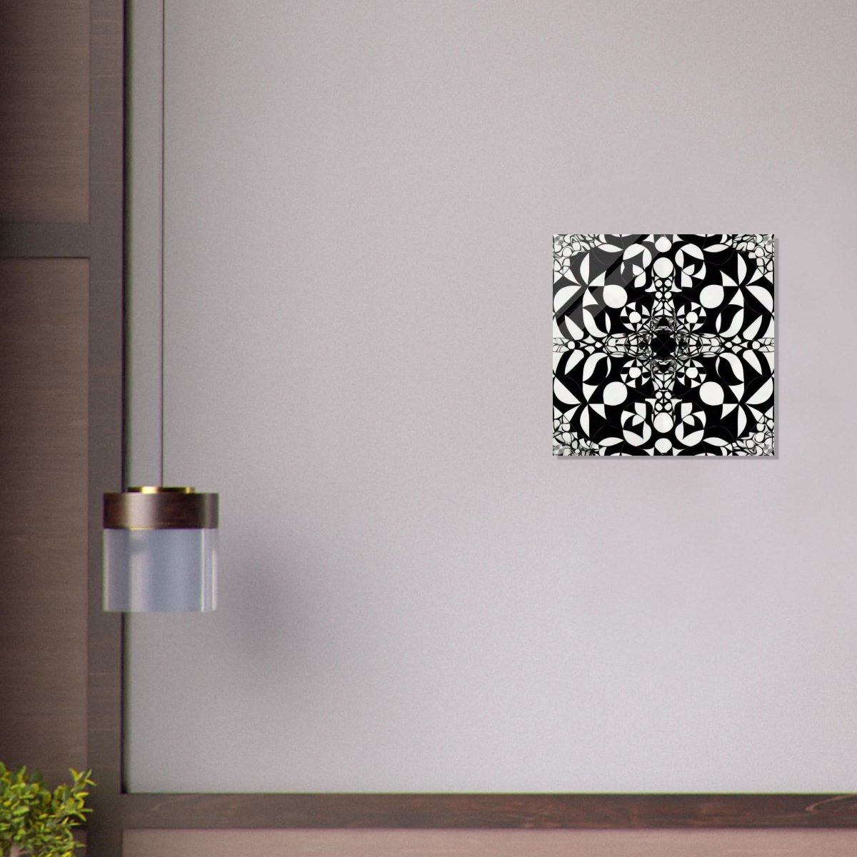Da Vinci Geometric Modern Art - Acrylic Print - 50x50 cm / 20x20″ - 