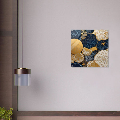 Da Vinci Geometric Modern Art - Acrylic Print - 60x60 cm / 24x24″ - 