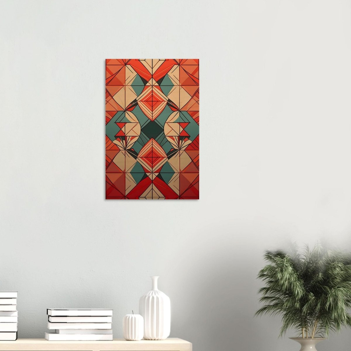 Da Vinci Geometric Modern Art - Wood Prints - 40x60 cm / 16x24″ - 20 mm