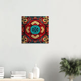Da Vinci Geometric Modern Art - Wood Prints - 50x50 cm / 20x20″ - 20 mm
