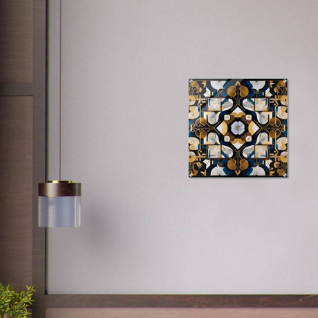 Da Vinci Geometric Modern Art - Acrylic Print - 60x60 cm / 24x24″ - 