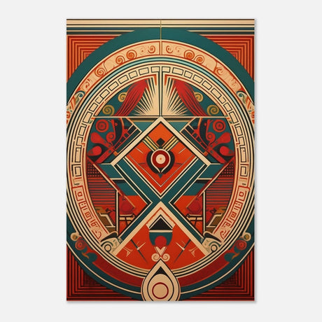 Da Vinci Geometric Modern Art - Aluminum Print - 50x75 cm / 20x30″ - 