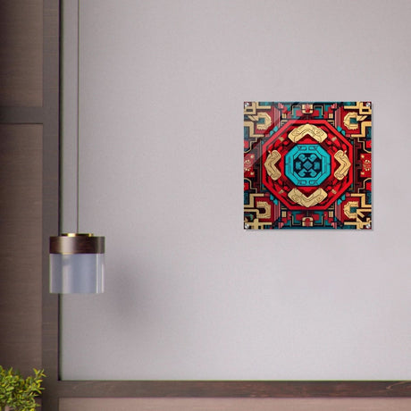 Da Vinci Geometric Modern Art - Acrylic Print - 60x60 cm / 24x24″ - 