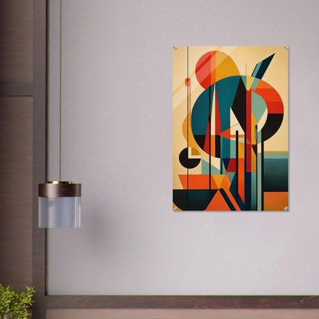 Da Vinci Geometric Modern Art - Acrylic Print - 70x100 cm / 28x40″ - 