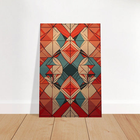 Da Vinci Geometric Modern Art - Brushed Aluminum Print - 60x90 cm / 24x36″ - 