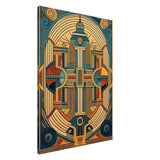 Da Vinci Geometric Modern Art - Canvas - 70x100 cm / 28x40″ - Slim