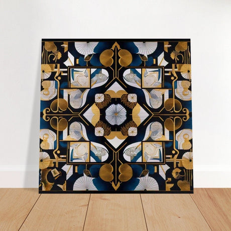 Da Vinci Geometric Modern Art - Brushed Aluminum Print - 60x60 cm / 24x24″ - 
