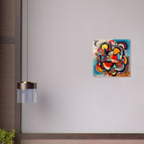 Da Vinci Geometric Modern Art - Acrylic Print - 50x50 cm / 20x20″ - 