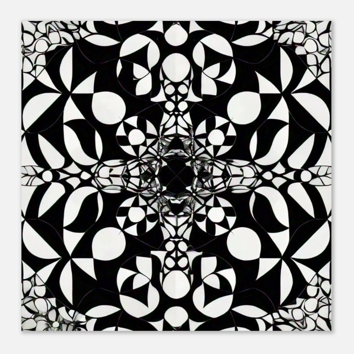 Da Vinci Geometric Modern Art - Aluminum Print - 60x60 cm / 24x24″ - 