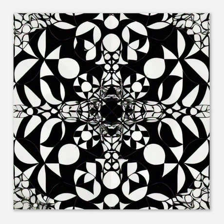 Da Vinci Geometric Modern Art - Aluminum Print - 60x60 cm / 24x24″ - 
