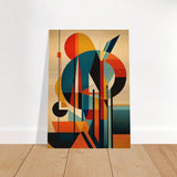 Da Vinci Geometric Modern Art - Brushed Aluminum Print - 70x100 cm / 28x40″ - 