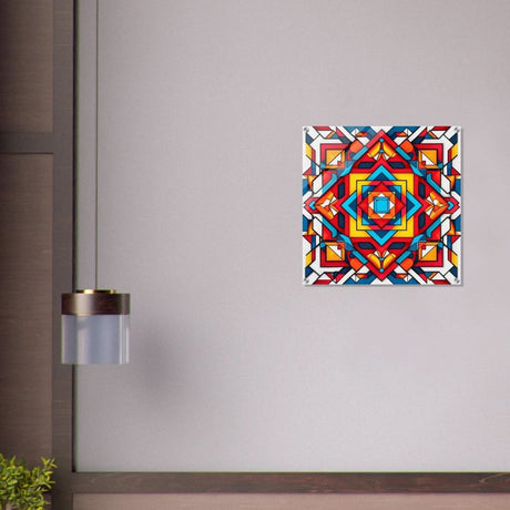 Da Vinci Geometric Modern Art - Acrylic Print - 60x60 cm / 24x24″ - 