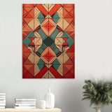 Da Vinci Geometric Modern Art - Wood Prints - 70x100 cm / 28x40″ - 20 mm