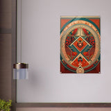 Da Vinci Geometric Modern Art - Acrylic Print - 70x100 cm / 28x40″ - 