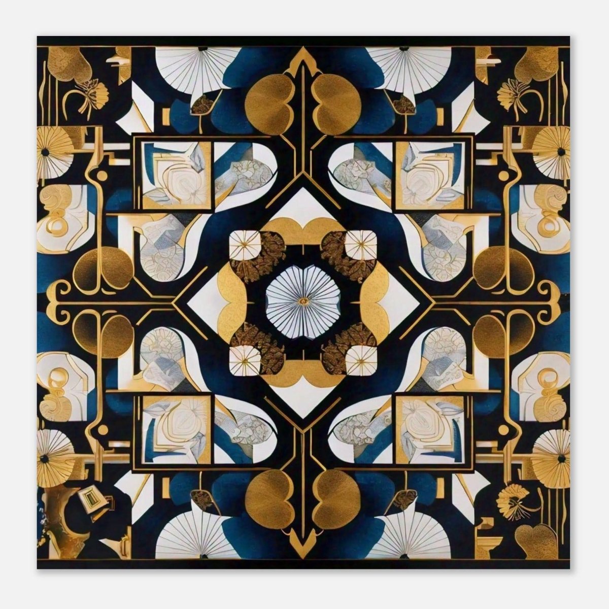 Da Vinci Geometric Modern Art - Aluminum Print - 40x40 cm / 16x16″ - 