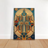 Da Vinci Geometric Modern Art - Brushed Aluminum Print - 30x45 cm / 12x18″ - 