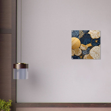 Da Vinci Geometric Modern Art - Acrylic Print - 50x50 cm / 20x20″ - 