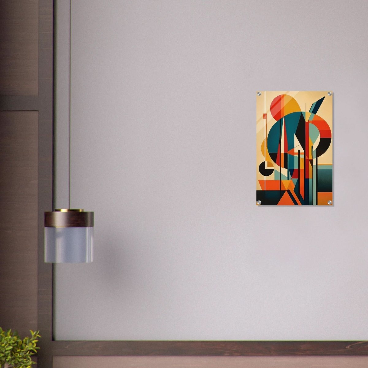 Da Vinci Geometric Modern Art - Acrylic Print - 40x60 cm / 16x24″ - 