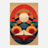 Da Vinci Geometric Modern Art - Aluminum Print - 60x90 cm / 24x36″ - 