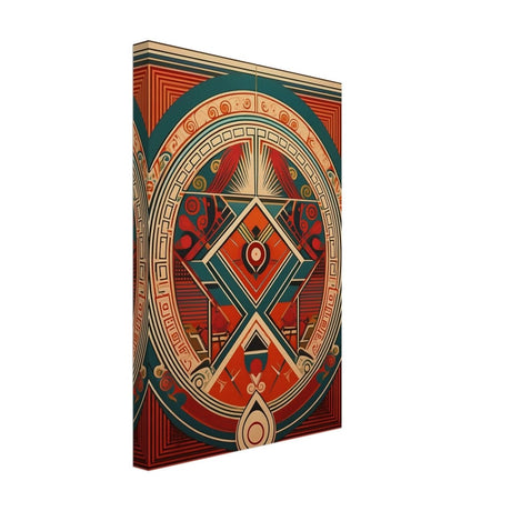 Da Vinci Geometric Modern Art - Canvas - 30x45 cm / 12x18″ - Thick
